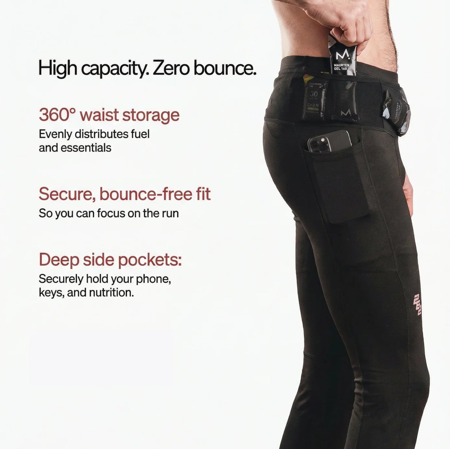 Mens Long Pocket Tights
