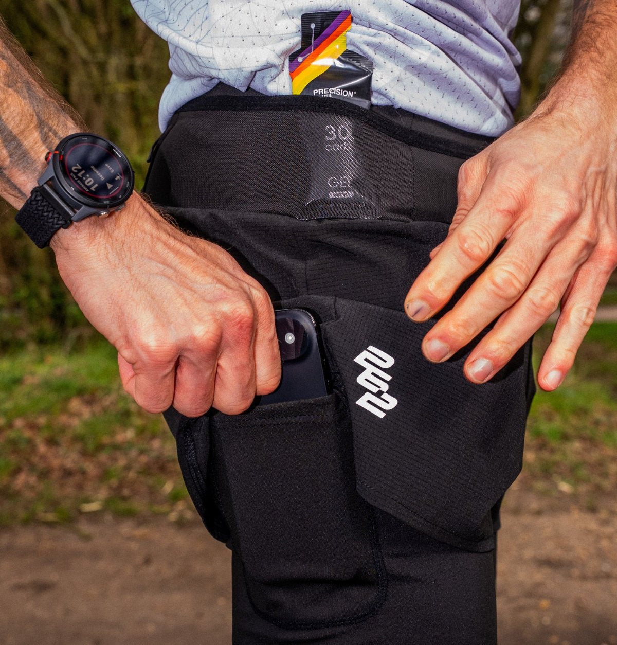 Mens Pocket Shorts 2 in 1