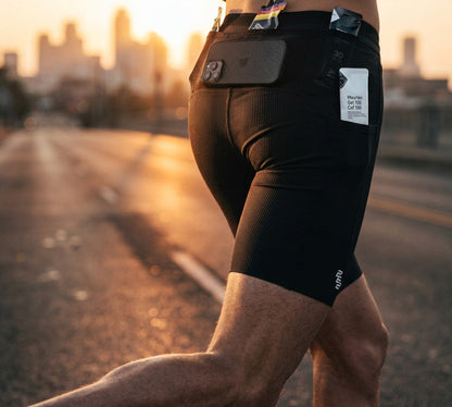 Ribbed Mesh Performance Tights